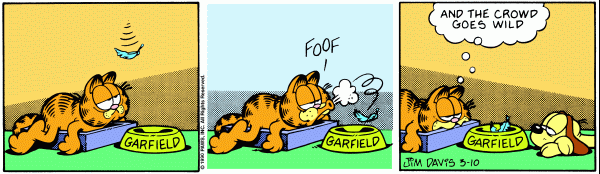 Komiksy garfield - komiks z dnia 10/03/1990