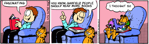Komiksy garfield - komiks z dnia 24/03/1990