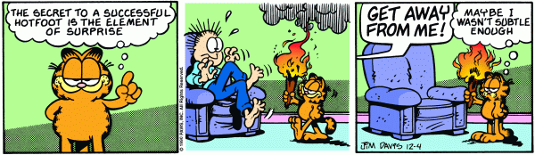 Komiksy garfield - komiks z dnia 04/12/1990