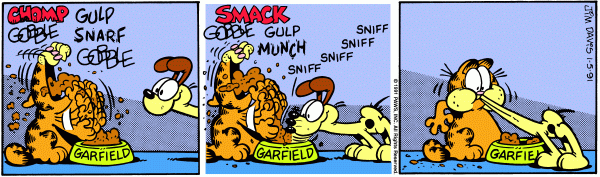 Komiksy garfield - komiks z dnia 05/01/1991