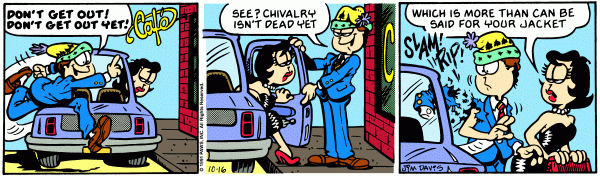Komiksy garfield - komiks z dnia 16/10/1991