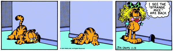 Komiksy garfield - komiks z dnia 09/11/1991