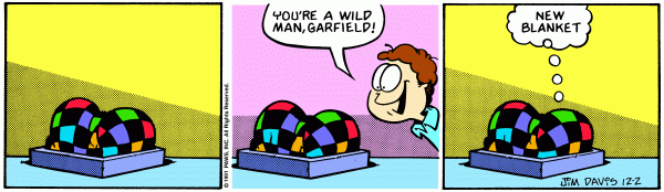 Komiksy garfield - komiks z dnia 02/12/1991