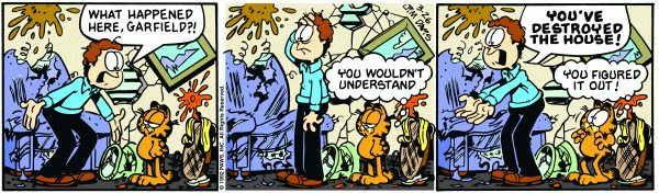 Komiksy garfield - komiks z dnia 26/03/1992