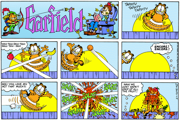 Komiksy garfield - komiks z dnia 05/04/1992