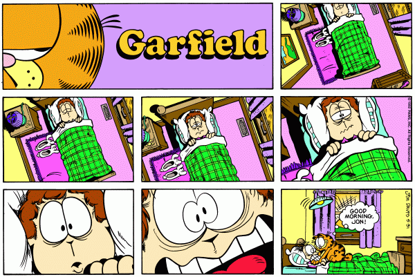 Komiksy garfield - komiks z dnia 31/05/1992