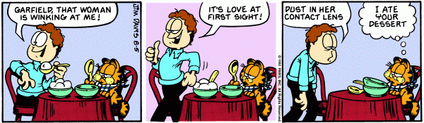 Komiksy garfield - komiks z dnia 05/08/1992