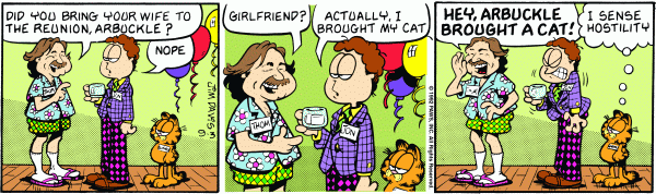 Komiksy garfield - komiks z dnia 03/09/1992