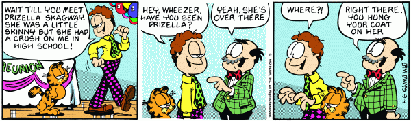 Komiksy garfield - komiks z dnia 04/09/1992