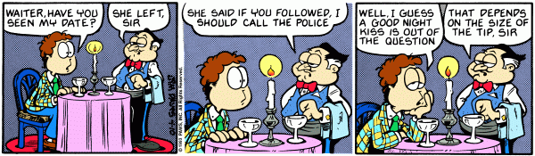 Komiksy garfield - komiks z dnia 10/04/1993