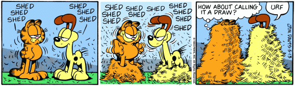 Komiksy garfield - komiks z dnia 13/05/1993