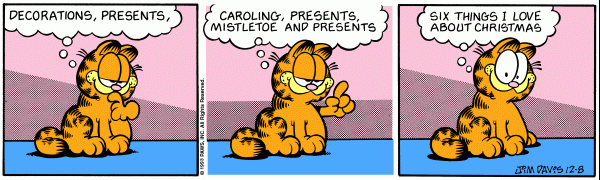 Komiksy garfield - komiks z dnia 08/12/1993