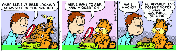 Komiksy garfield - komiks z dnia 09/03/1994