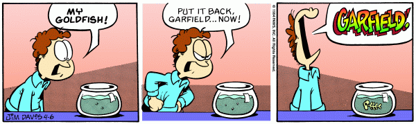 Komiksy garfield - komiks z dnia 06/04/1994