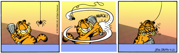 Komiksy garfield - komiks z dnia 21/04/1994