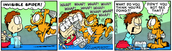 Komiksy garfield - komiks z dnia 23/04/1994