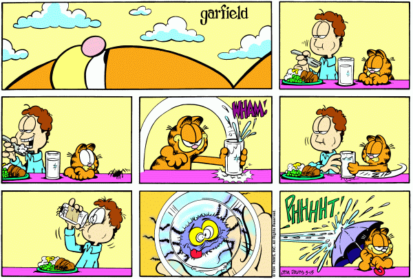 Komiksy garfield - komiks z dnia 15/05/1994