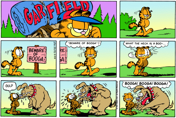 Komiksy garfield - komiks z dnia 29/05/1994