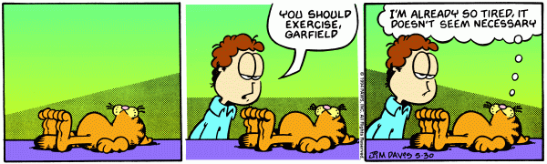 Komiksy garfield - komiks z dnia 30/05/1994