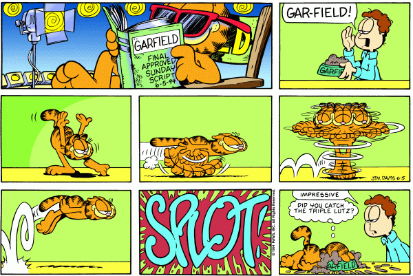 Komiksy garfield - komiks z dnia 05/06/1994