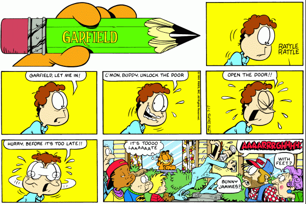 Komiksy garfield - komiks z dnia 17/07/1994