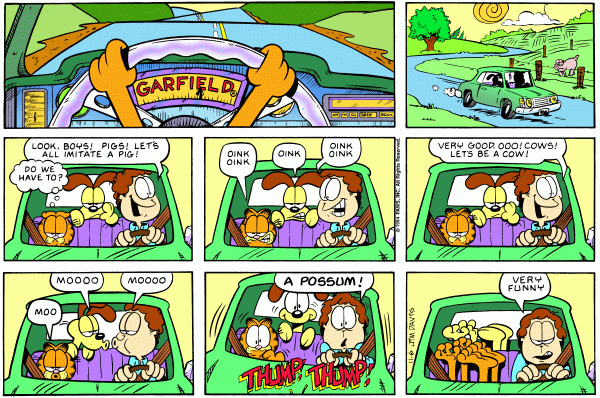 Komiksy garfield - komiks z dnia 06/11/1994