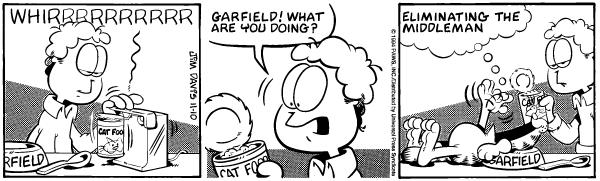 Komiksy garfield - komiks z dnia 10/11/1994