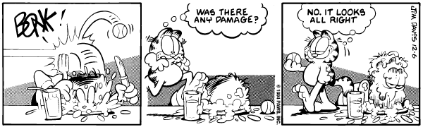 Komiksy garfield - komiks z dnia 06/12/1994