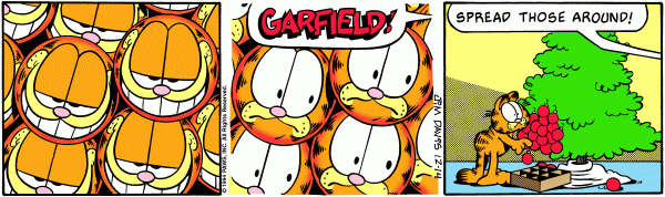 Komiksy garfield - komiks z dnia 14/12/1994