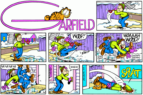 Komiksy garfield - komiks z dnia 05/02/1995