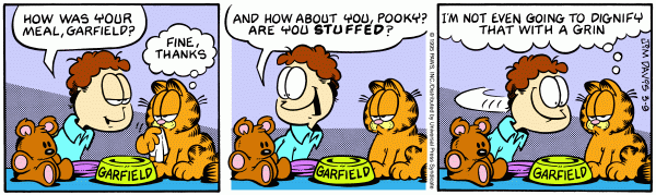 Komiksy garfield - komiks z dnia 09/03/1995