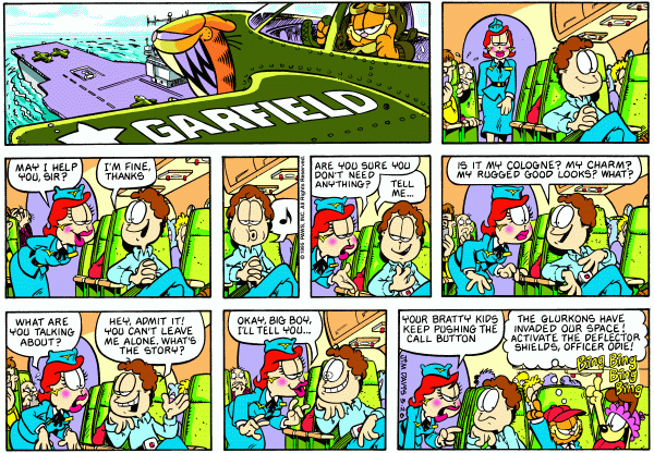 Komiksy garfield - komiks z dnia 26/03/1995