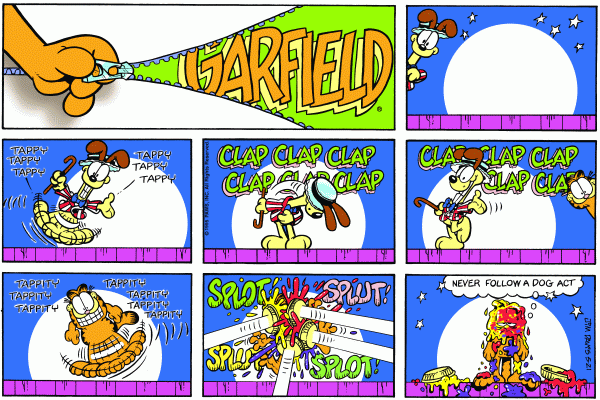 Komiksy garfield - komiks z dnia 21/05/1995