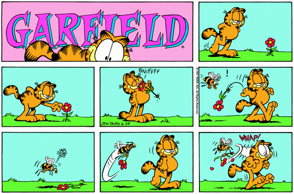 Komiksy garfield - komiks z dnia 25/06/1995