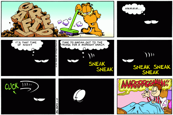 Komiksy garfield - komiks z dnia 05/11/1995