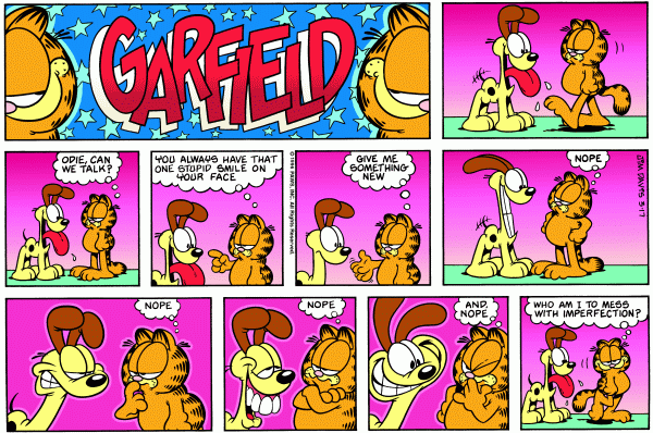 Komiksy garfield - komiks z dnia 17/03/1996