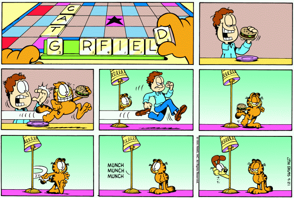 Komiksy garfield - komiks z dnia 21/04/1996