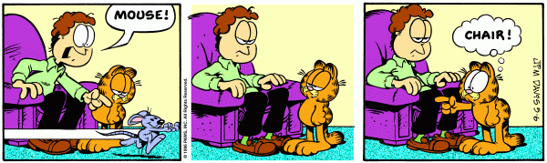 Komiksy garfield - komiks z dnia 06/05/1996