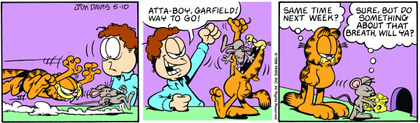 Komiksy garfield - komiks z dnia 10/05/1996