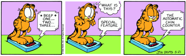 Komiksy garfield - komiks z dnia 21/05/1996