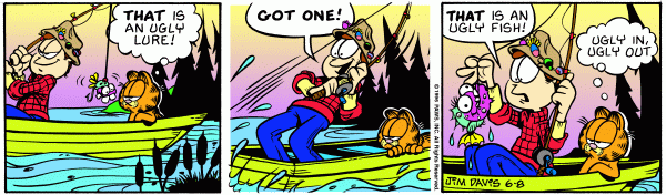 Komiksy garfield - komiks z dnia 08/06/1996