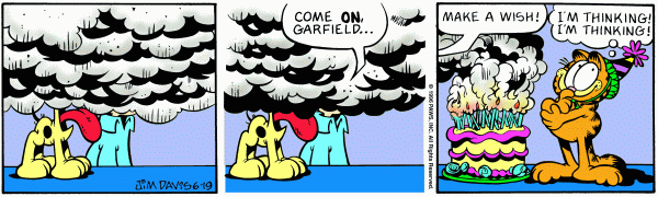 Komiksy garfield - komiks z dnia 19/06/1996