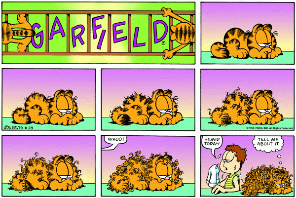 Komiksy garfield - komiks z dnia 23/06/1996
