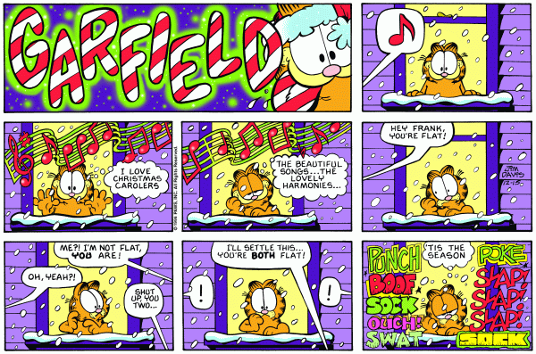 Komiksy garfield - komiks z dnia 15/12/1996