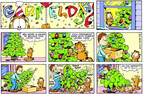 Komiksy garfield - komiks z dnia 29/12/1996