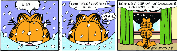 Komiksy garfield - komiks z dnia 03/02/1997
