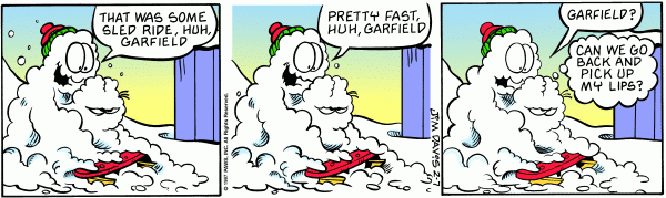 Komiksy garfield - komiks z dnia 07/02/1997
