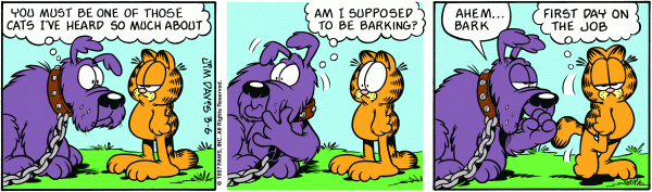 Komiksy garfield - komiks z dnia 06/03/1997