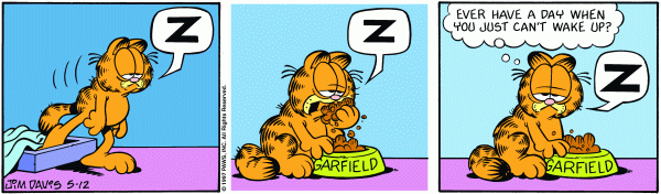 Komiksy garfield - komiks z dnia 12/05/1997