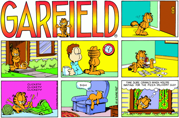 Komiksy garfield - komiks z dnia 18/05/1997
